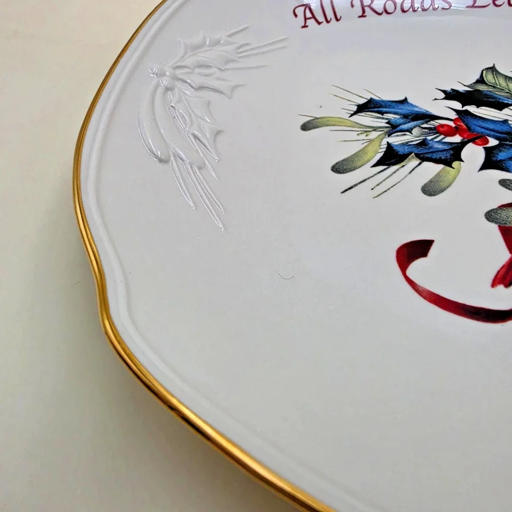 Lenox Winter Greetings Cardinal Serving Platter 14